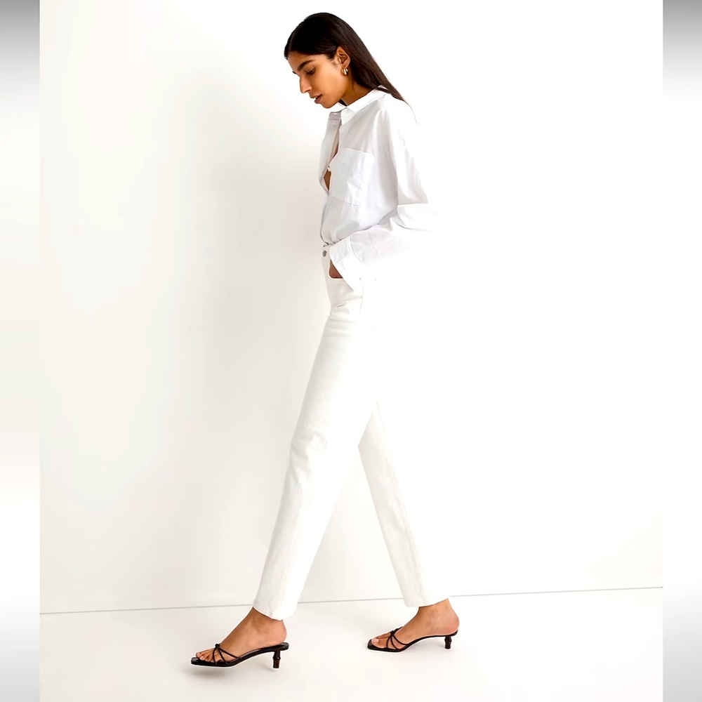 Madewell The Perfect Vintage Jean in White Sz 26